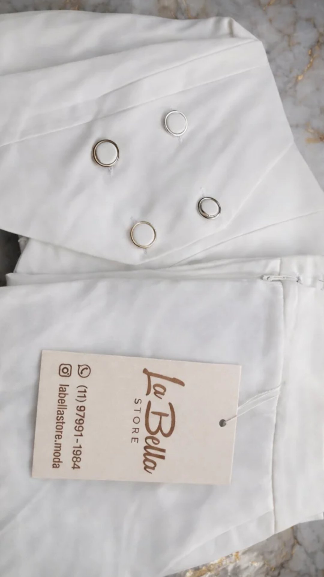Conjunto Lumière: Sensoriale Marant Colete E Calça Pantalona - Imagem 5